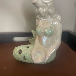 Iridescent Mermaid Ceramic Sachet Sculpture